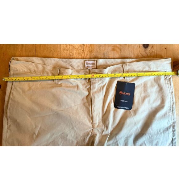 Heybo Outdoors Augusta Chino Shorts XXL Stone NWT - Picture 3 of 8